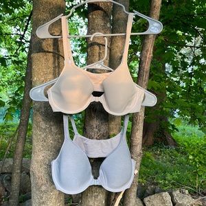 34B, Beige and Grey, Clip-in-the-front